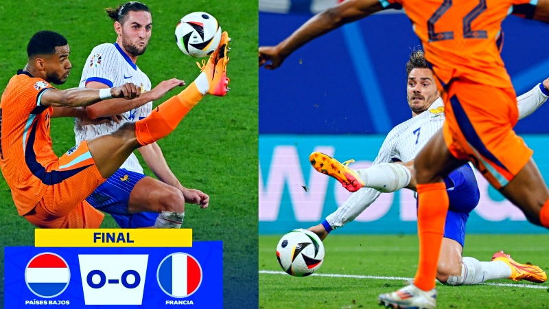 Coupe d’Europe : la France sans Mbappé fait match nul 0-0 contre les Pays-Bas
