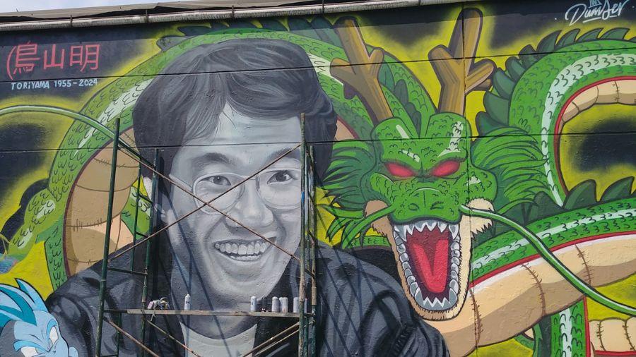 Mural en homenaje a Akira Toriyama