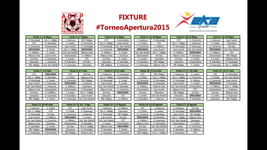 LPF aclara reglamento del Torneo Clausura 2015