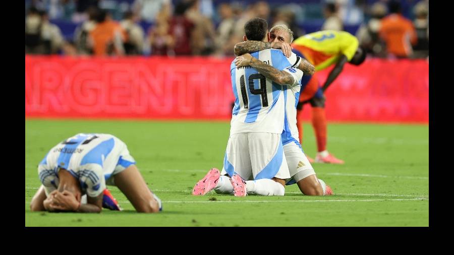 Argentina vs Colombia en la final de la Copa América