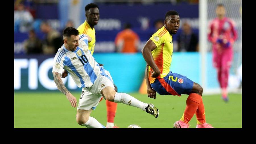 Argentina vs Colombia en la final de la Copa América