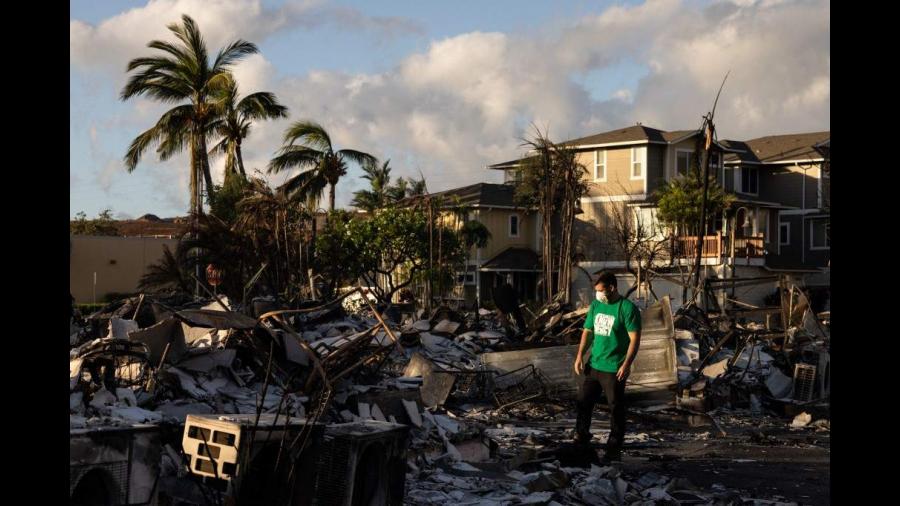 INCENDIO EN HAWÁI