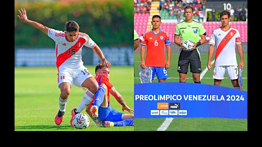 PERÚ VS CHILE EN EL SUB 23.