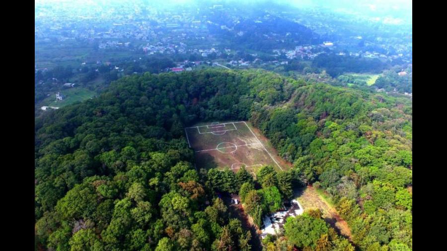 volcán Teoca, en el turístico sector de Xochimilco, 