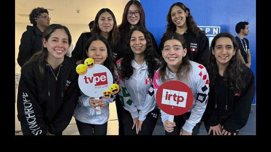 TVPerú transmitirá Campeonato Mundial Júnior de Natación Artística 2024