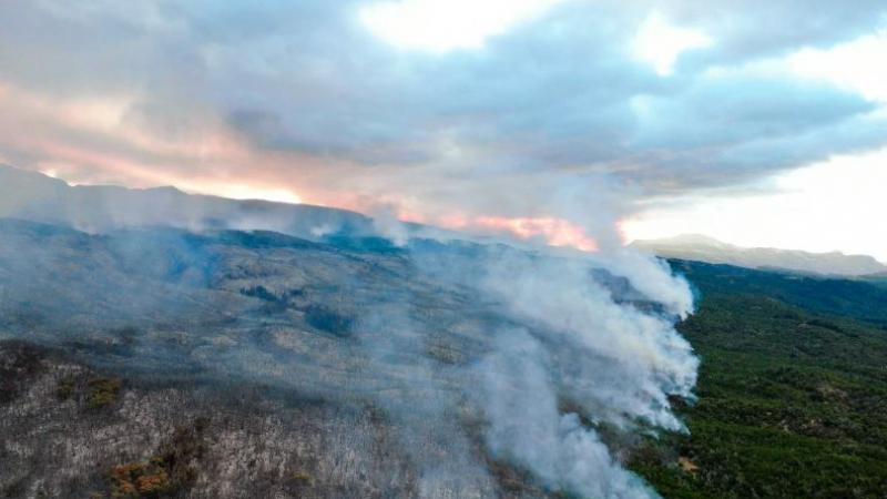 Incedio en la Patagonia 