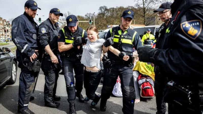 Greta Thunberg fue detenida 