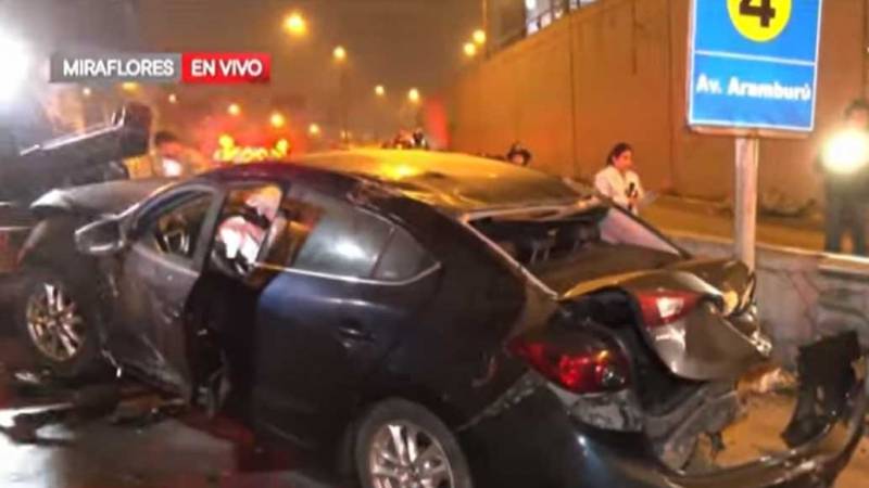 accidente de tránsito Miraflores 