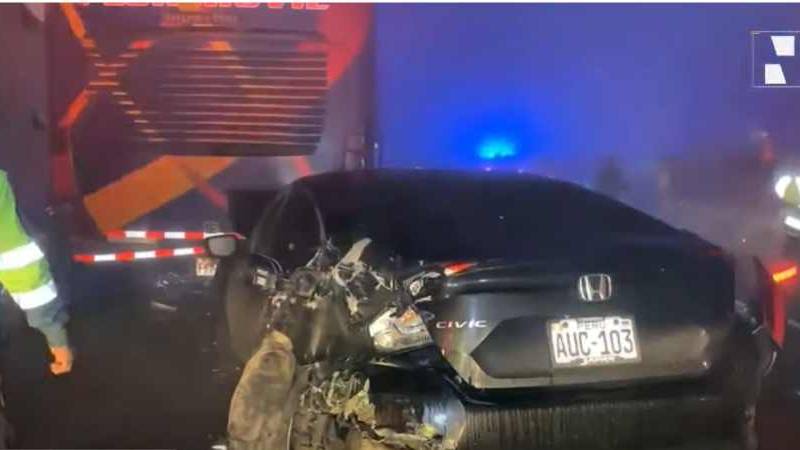 Accidente en la Panamericana Norte