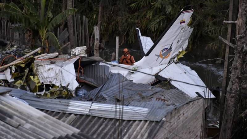 accidente aéreo en Colombia