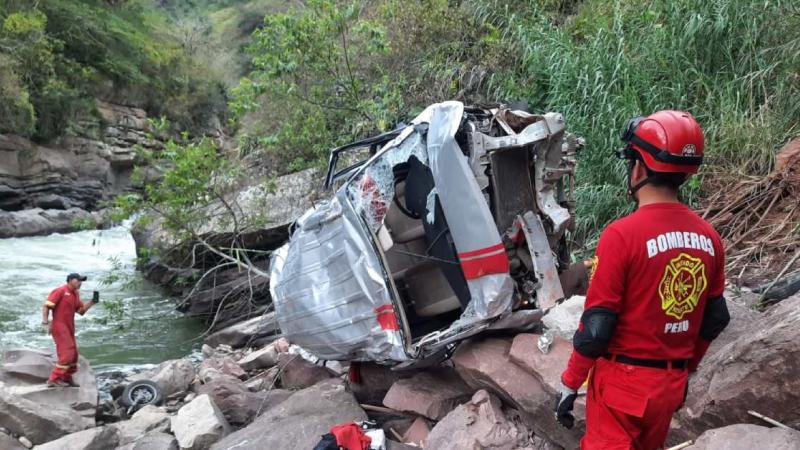 Amazonas: al menos 5 muertos y 4 heridos deja despiste de vehículo