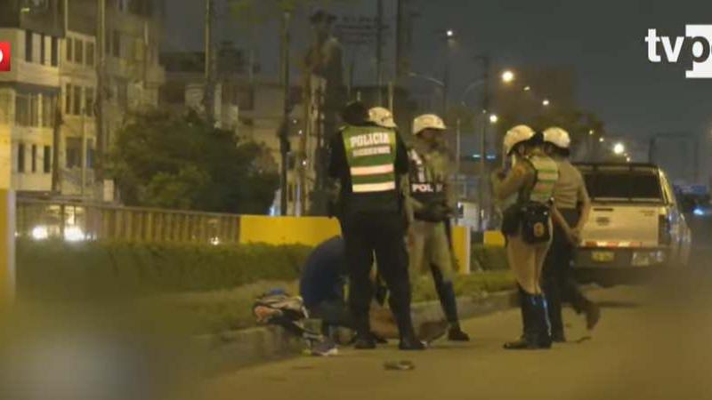 Accidente de transito en vía del Metropolitano 