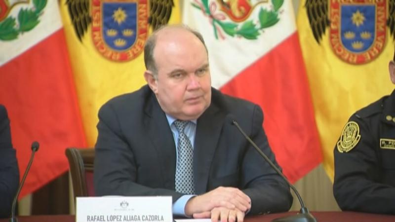Alcalde de Lima Rafael López Aliaga Municipalidad de Lima manifestación movilización marcha protestas sociales Dina Boluarte Cercado de Lima Centro de Lima Gran Mercado Mayorista Paro