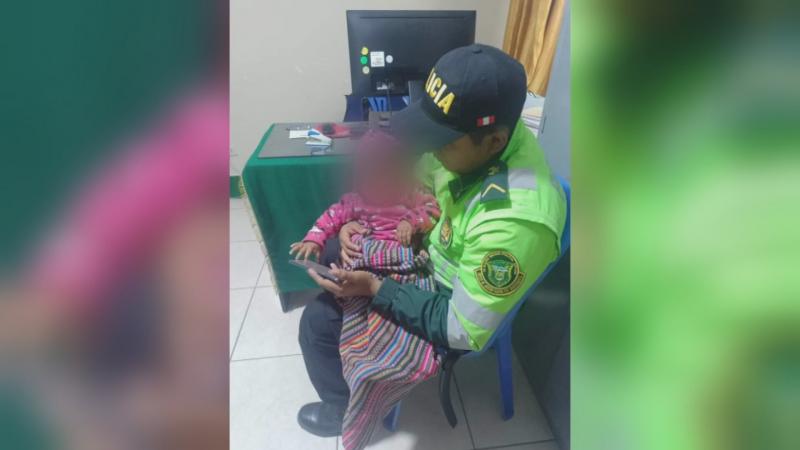 Áncash Huaraz bebé menor de edad Ministerio de la Mujer y Poblaciones Vulnerables MIMP Policía Nacional