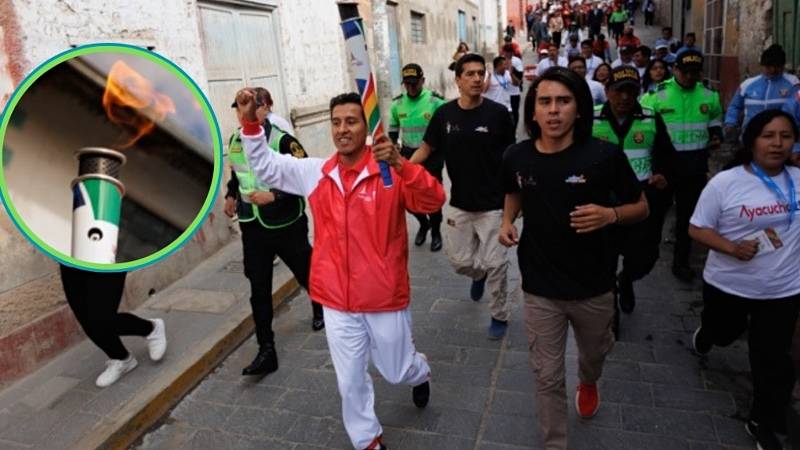 antorcha deportiva bolivarianos 