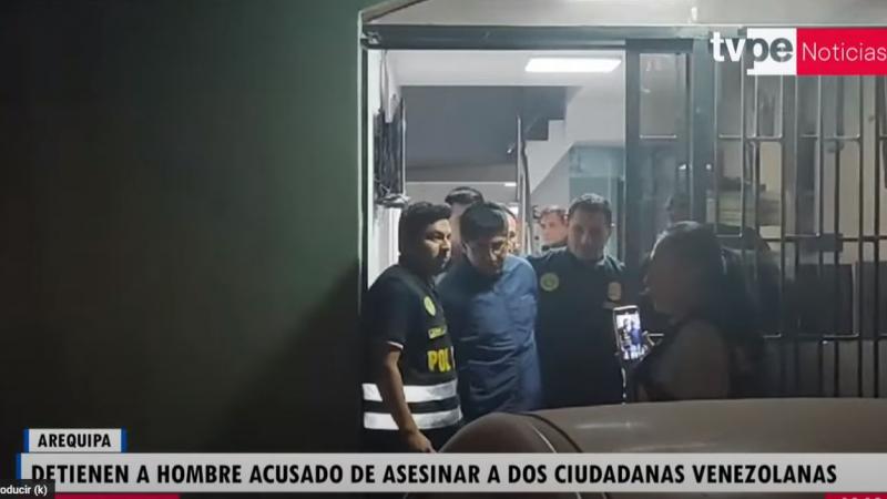 Arequipa. capturan a  feminicida de venezolanas 