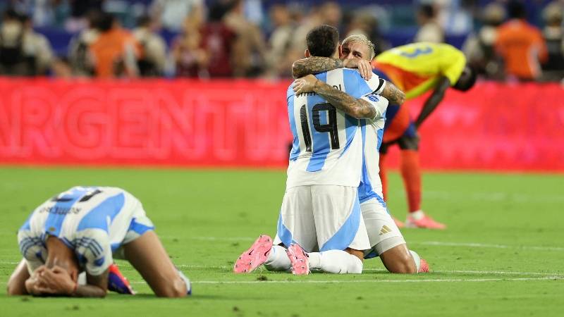 Argentina vs Colombia en la final de la Copa América