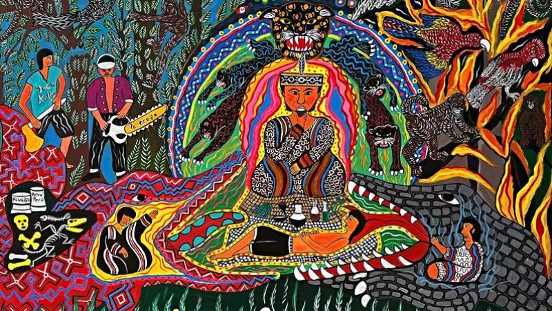 arte amazónico e indígena de la Universidad de Lima