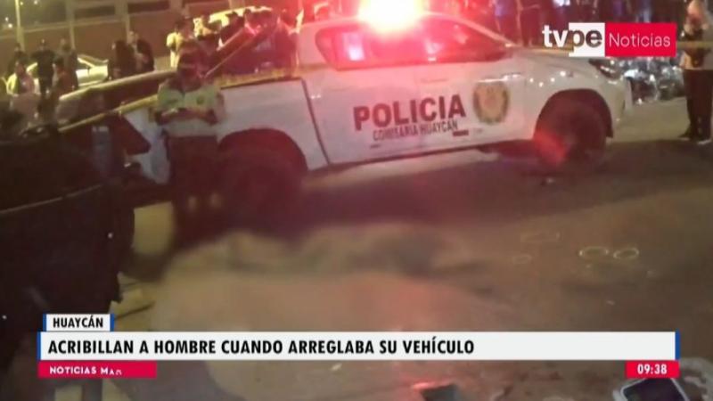 Ate Huaycán asesinato delincuencia ajuste de cuentas