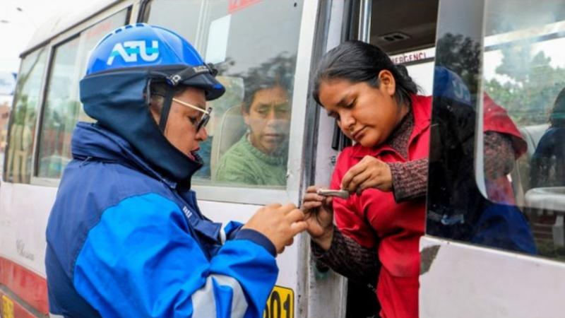 ATU choferes cobradores medio pasaje pasaje escolar capacitación