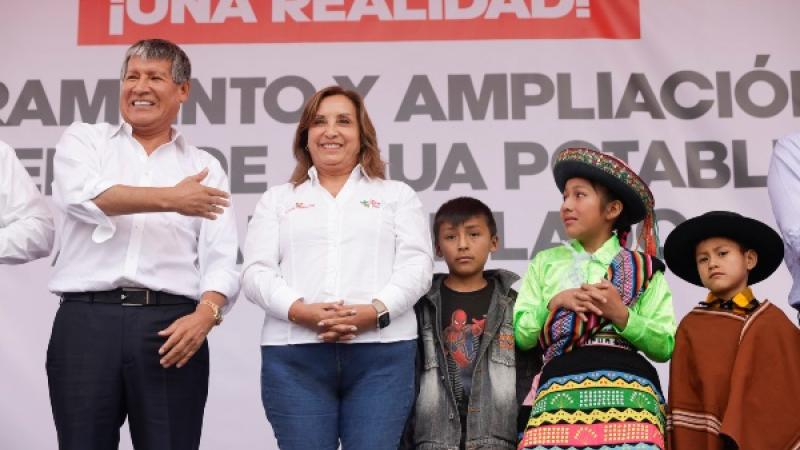 Ayacucho Dina Boluarte agua potable Huamanga