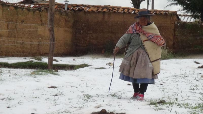 TEMPERATURAS BAJAS EN LA SIERRA