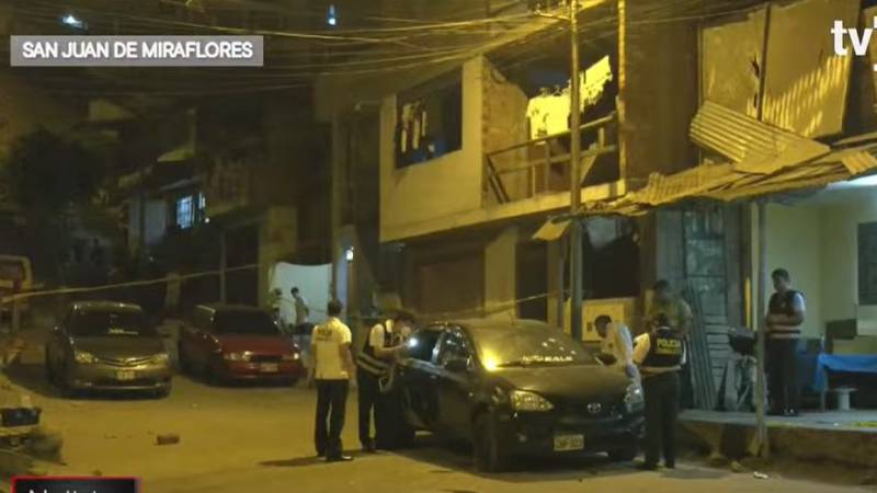 balacera en San Juan de Miraflores
