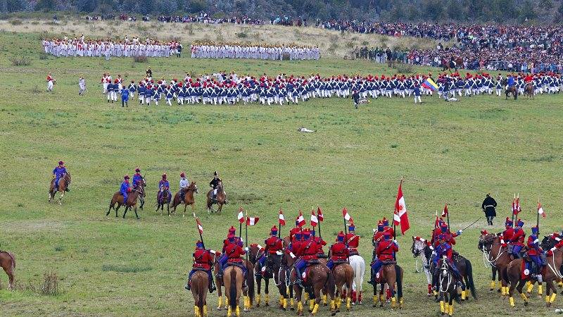 batalla de ayacucho bicentenario soldados