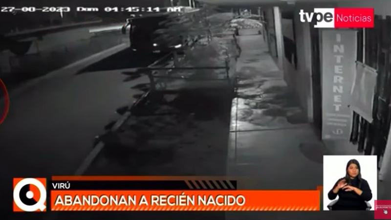 abandonan a bebé en Virú, La Libertad.