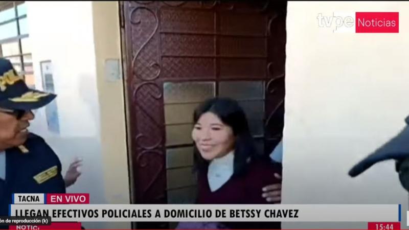 betssy Chavez capturada policía Tacna golpe de Estado rebelión conspiración