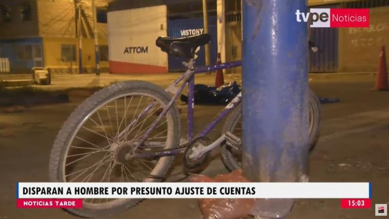 San Martín de Porres: disparan a hombre cuando manejaba bicicleta 