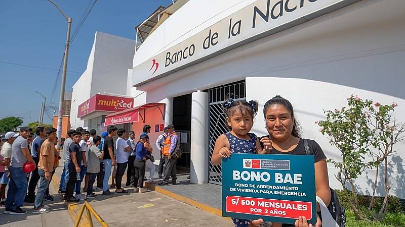 ministerio de Vivienda Bonos lluvias