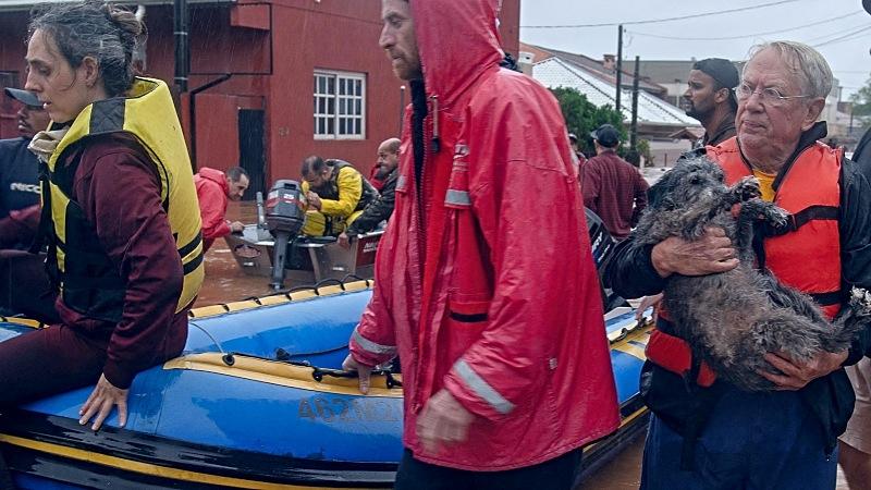 brasil inundación lluvias muertos