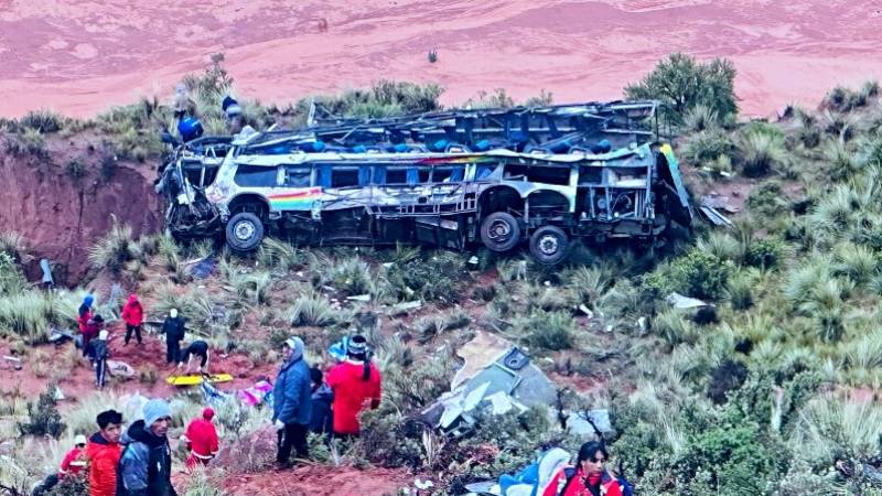 bolivia accidente de bus 