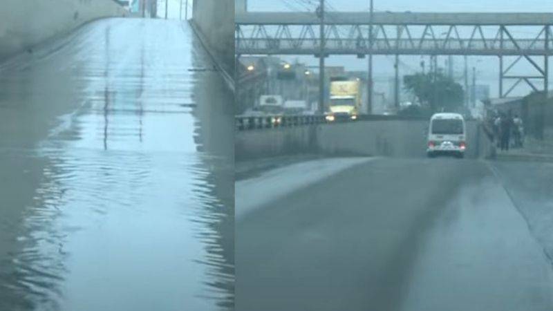 Huachipa bypass inundado