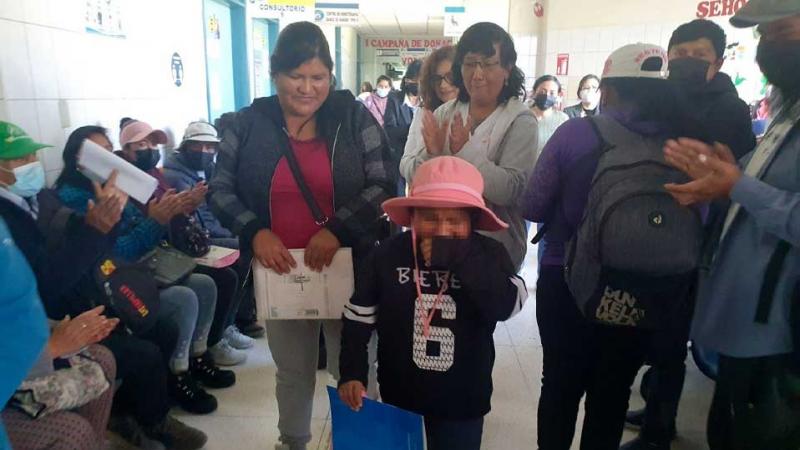 Puno: niña de comunidad altoandina venció el cáncer