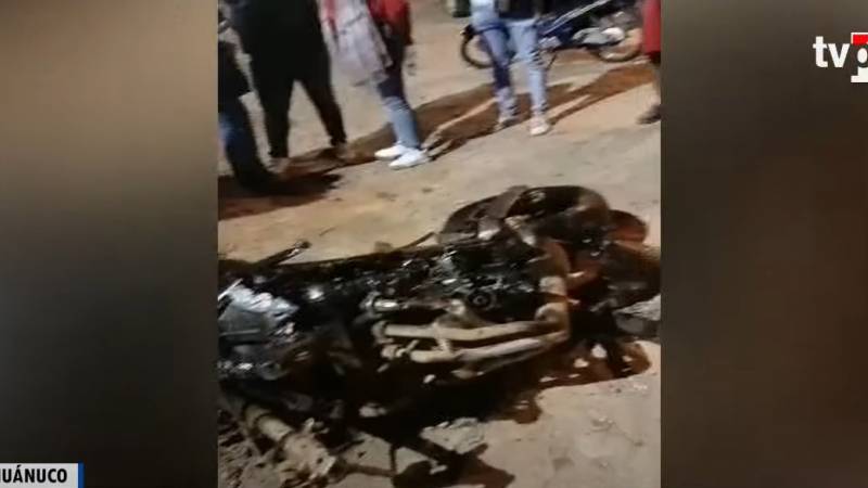 Huánuco accidente en la carretera central