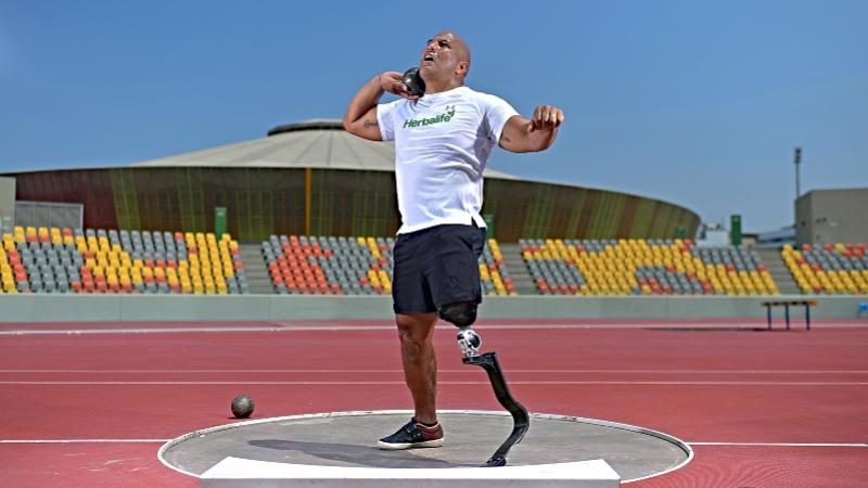 Perú Carlos Felipa entrenando para los Parapanamericanos santiago 2023