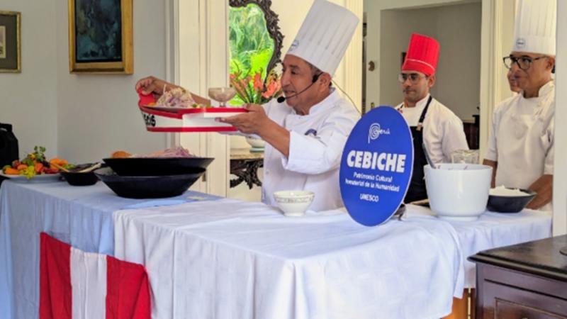 Preparación de ceviche