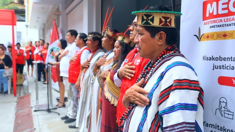 MINJUSDH mega alegra nativos idiomas ashaninka selva