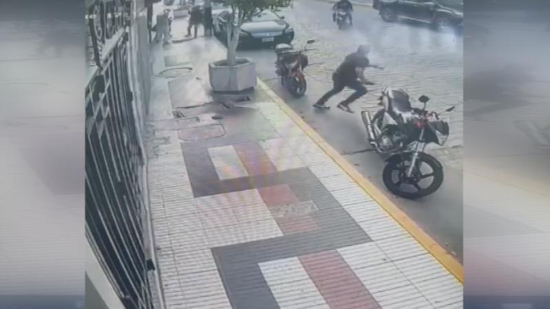 Chiclayo robo cámaras de vigilancia delincuentes marcas Policía Nacional motos