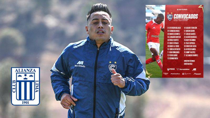Christian Cueva convocado para partido contra Alianza Lima