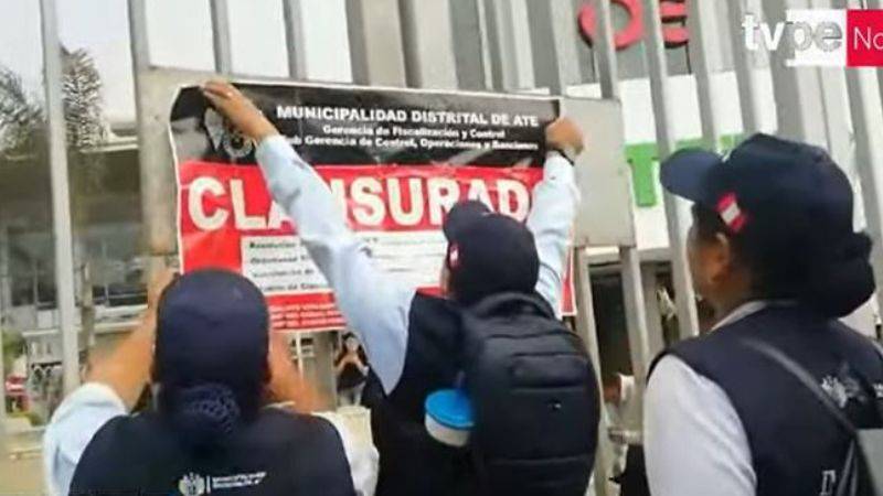 Clausura a Real Plaza Puruchuco de Ate tras inspecciones municipales