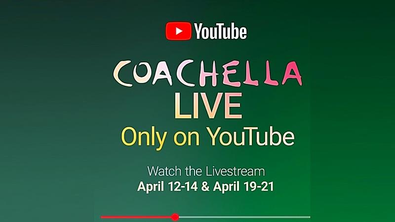 Coachella youtube festival streaming transmisión música