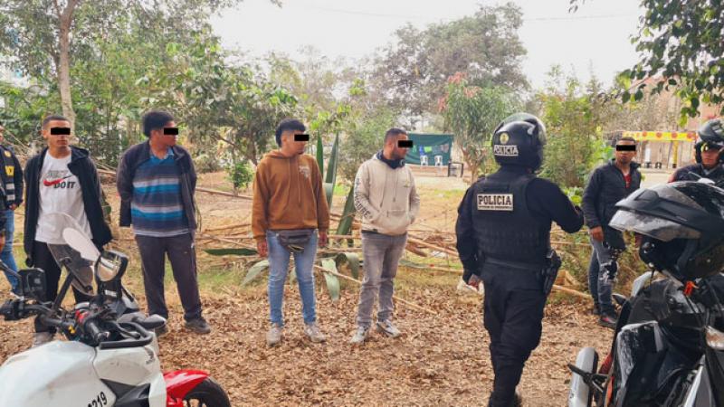 Comas: PNP capturó a cuatro presuntos integrantes de banda de extorsionadores