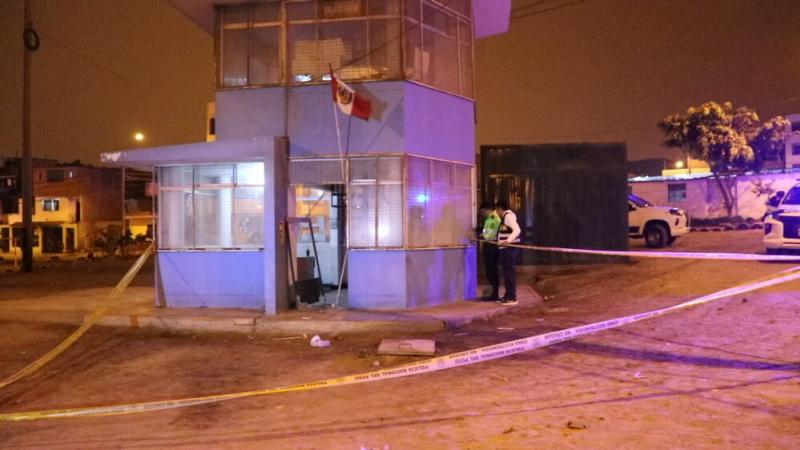 Comas Atentado Explosivo Delincuentes Serenazgo Delincuencia Municipalidad de Comas UDEX