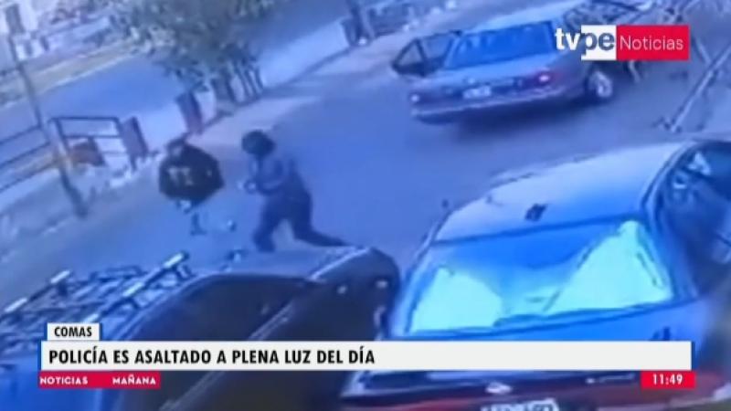 Comas Policía Nacional asalto delincuencia criminalidad