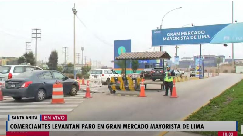 Mercado Mayorista de Santa Anita levantan paro paro de 48 horas  Emmsa