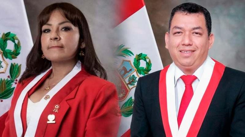 Darwin Espinoza y Kira Alcarraz