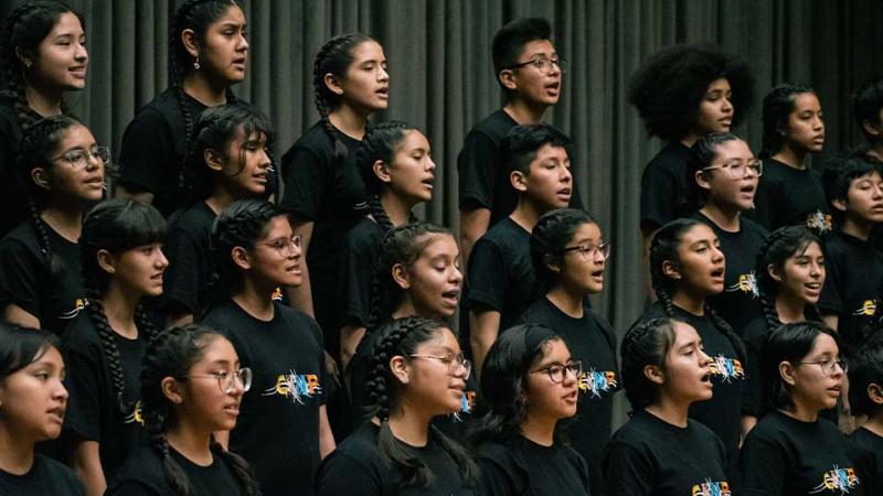 Coro Nacional de Niños recital Ministerio de Cultura